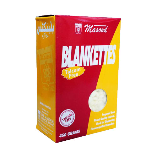 Blankettes For dispensing Homeopathic remedies.